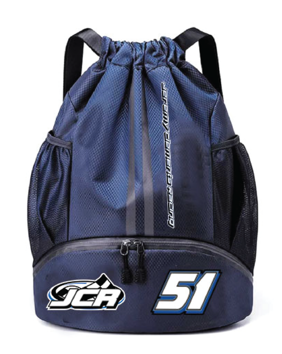 JCR 51 Sports Drawstring Backpack with wet separation pocket