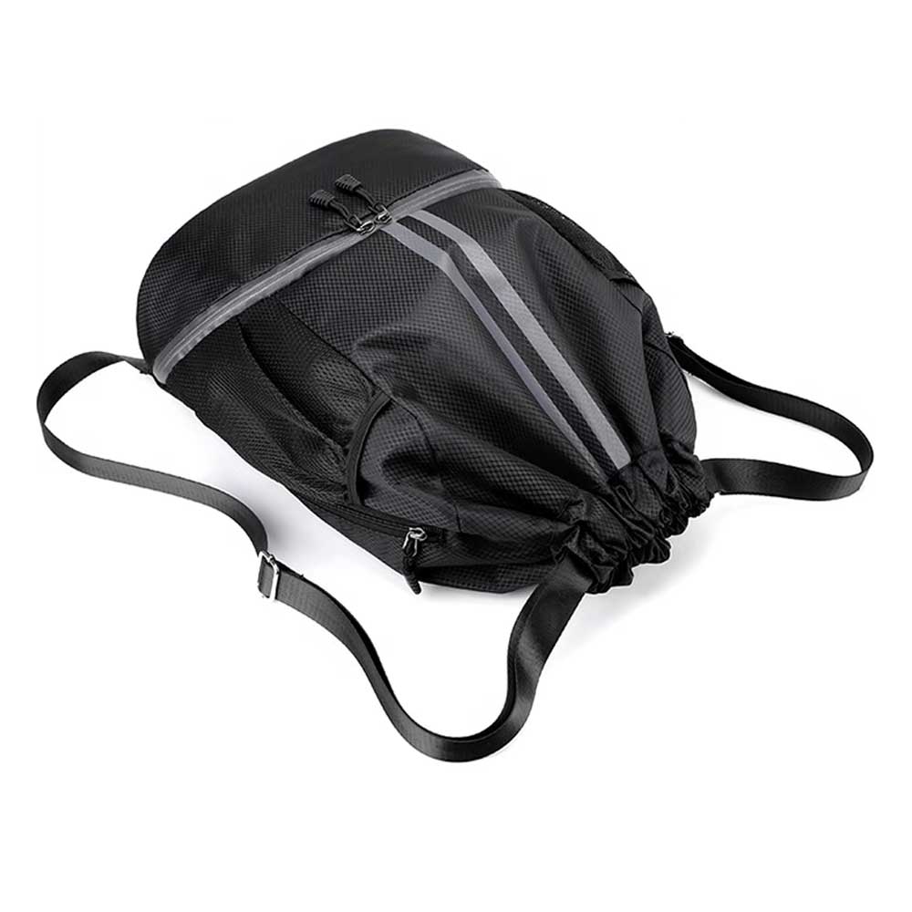 JCR 51 Sports Drawstring Backpack with wet separation pocket
