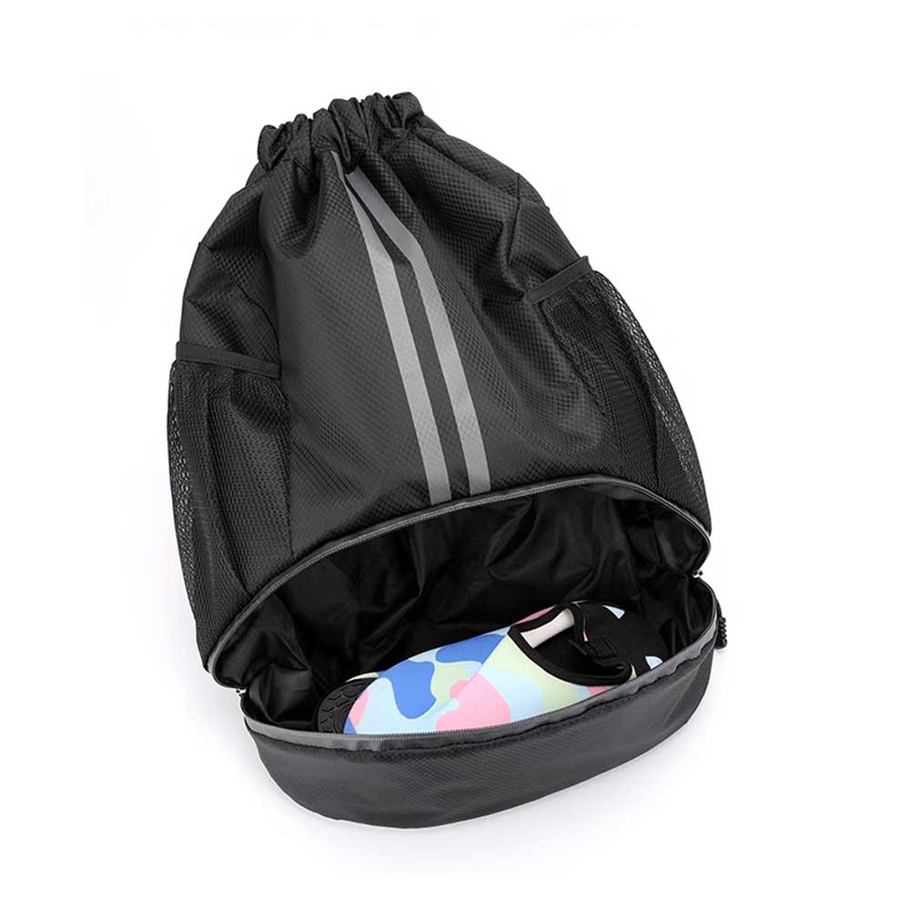 JCR 51 Sports Drawstring Backpack with wet separation pocket